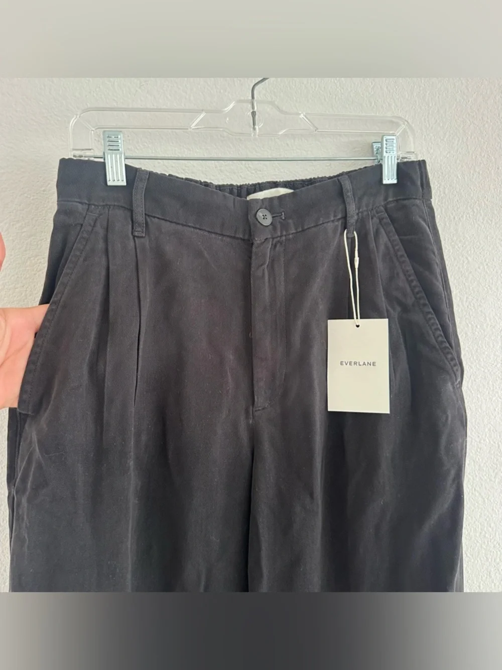 Everlane The Trouser in Buttersoft in Black Size: 8, NWT